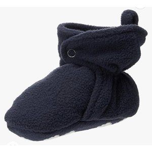 Little Treasure Baby Fleece Booties, Navy